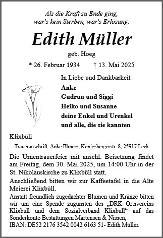 Edith Müller