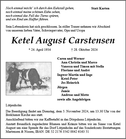 Ketel August Carstensen