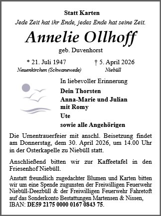 Annelie Ollhoff