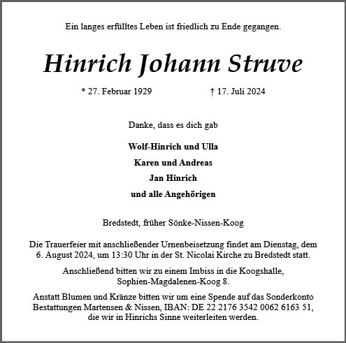 Hinrich Struve