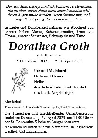 Dorathea Groth