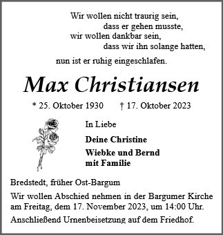 Max Christiansen