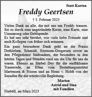 Freddy Geertsen