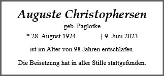 Auguste Christophersen