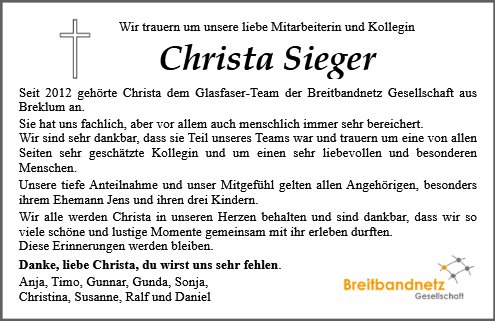 Christa Sieger