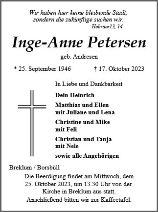 Inge Anne Petersen