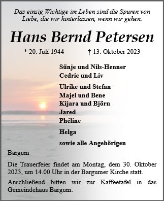 Hans Bernd Petersen