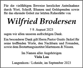 Wilfried Brodersen