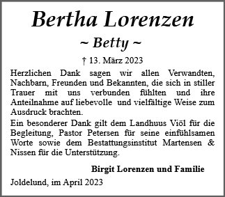 Bertha Lorenzen