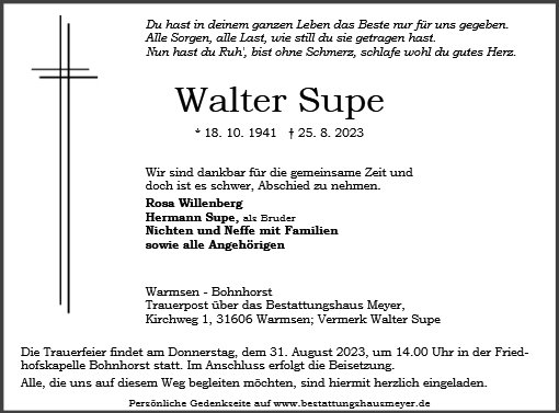 Walter Supe