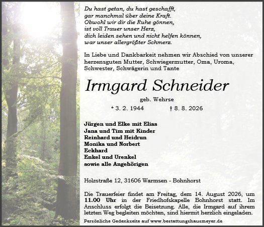 Irmgard Schneider