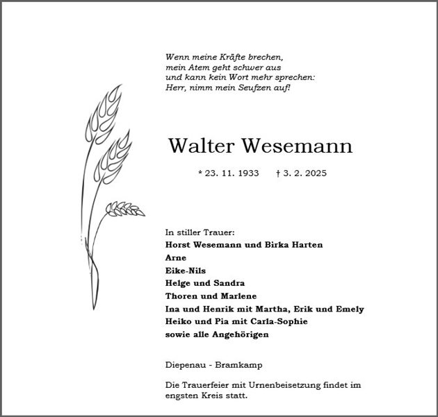 Walter Wesemann