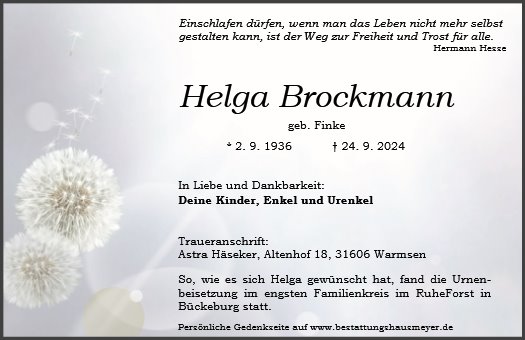 Helga Brockmann