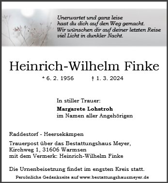 Heinrich-Wilhelm Finke