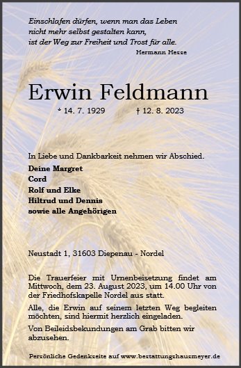 Erwin Feldmann