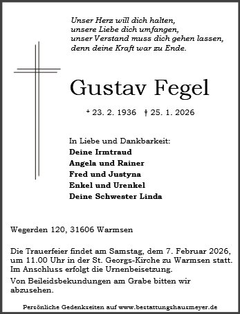 Gustav Fegel