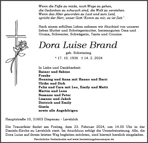 Dora Luise Brand
