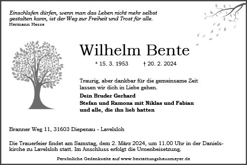 Wilhelm Bente