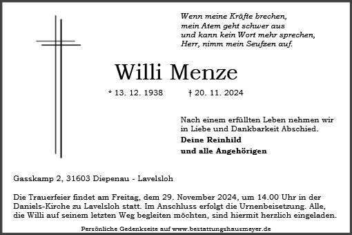 Wilhelm Menze