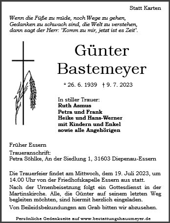 Günter Bastemeyer
