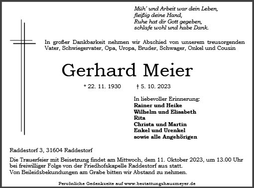 Gerhard Meier
