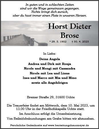 Horst Dieter Brose