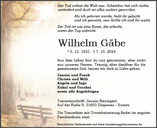 Wilhelm Gäbe