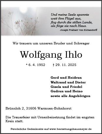 Wolfgang Ihlo