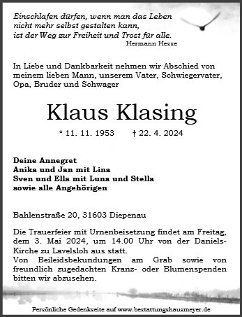 Klaus Klasing