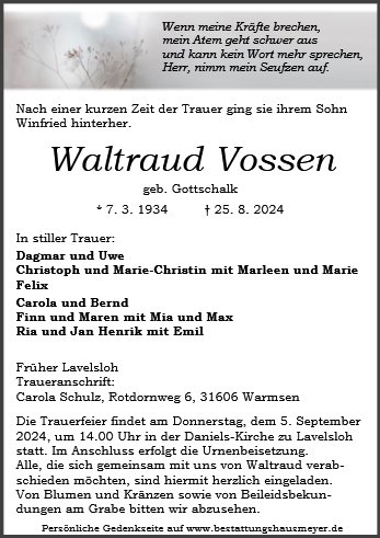 Waltraud Vossen