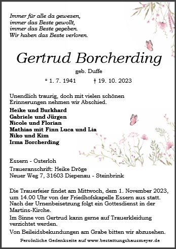 Gertrud Borcherding