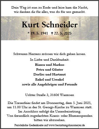 Kurt Schneider