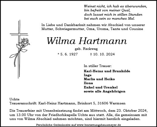 Wilma Hartmann