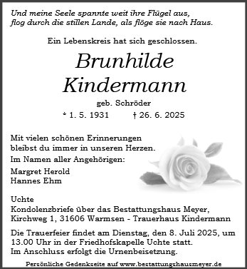 Brunhilde Kindermann