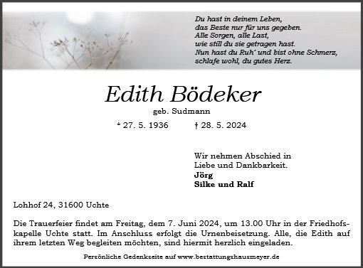 Edith Bödeker