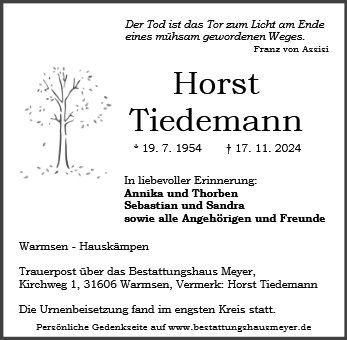 Horst Tiedemann