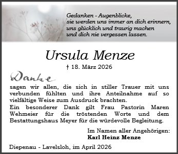 Ursula Menze