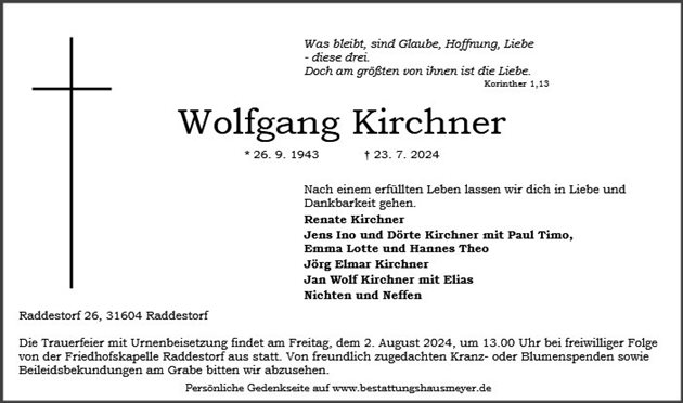 Wolfgang Kirchner