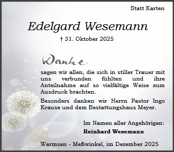 Edelgard Wesemann