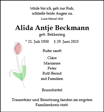 Alida  Antje Beckmann