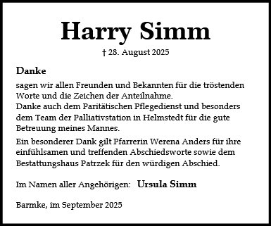 Harry Simm
