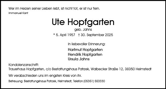 Ute Hopfgarten