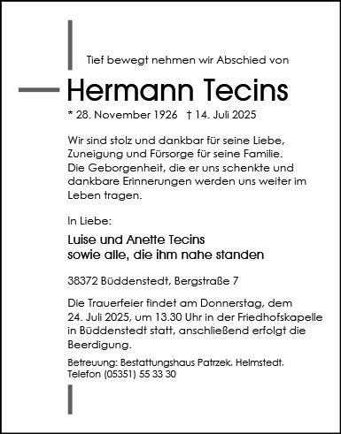 Hermann Tecins