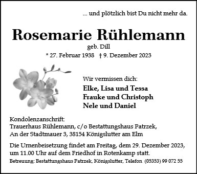 Rosemarie Rühlemann