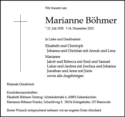 Maria Anna Böhmer
