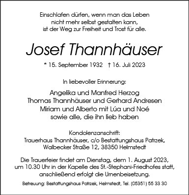Josef Thannhäuser