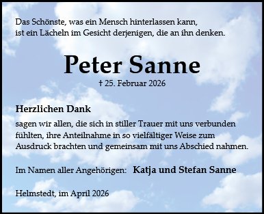Peter Sanne