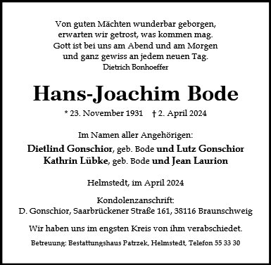 Hans-Joachim Bode