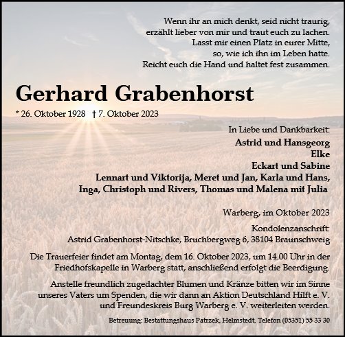 Gerhard Grabenhorst