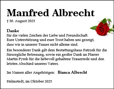 Manfred Albrecht